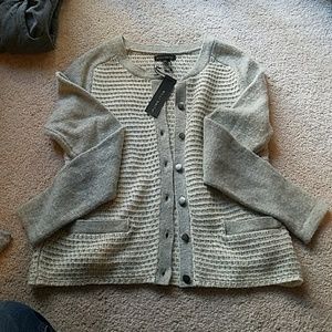 Long sleeve button up sweater willi smith